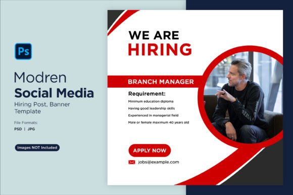 Attract Top Talent: The 'We Are Hiring' Social Media Post 90 Template