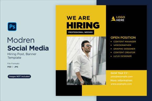 Attract Top Talent with a Customizable Social Media Hiring Template