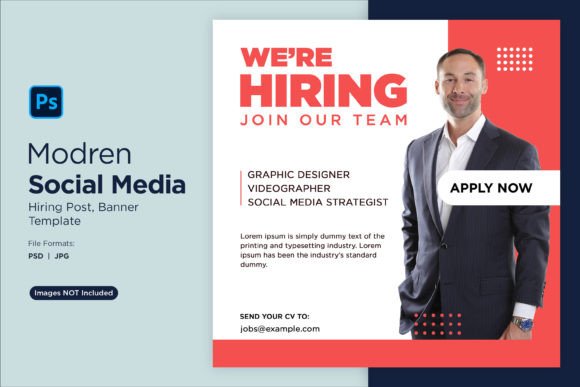 Attract Top Talent with This Modern Hiring Post Template