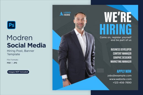 Attract Top Talent with We Are Hiring Social Media Post 41