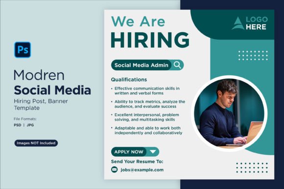 Crafting the Perfect Recruitment Ad with a Modern Template