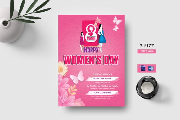 Create Stunning Celebrations with This Women's Day Flyer