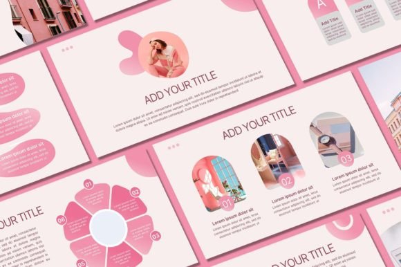 Designing with Pink: A Modern Powerpoint Template for Creatives