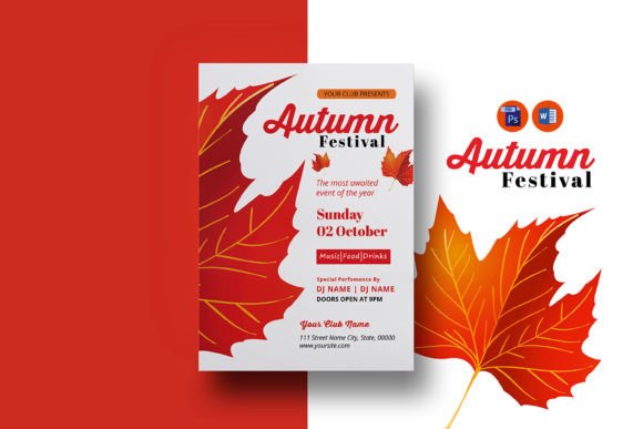 Instant Autumn Festival Flyer Templates for Any Event