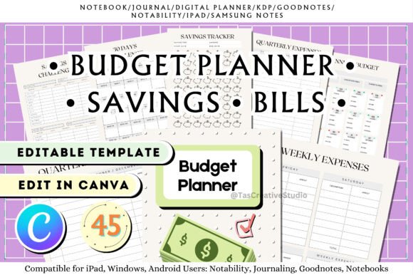 Master Your Money: The Ultimate Canva Planner Bundle