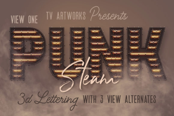Steampunk Neon 3D Lettering: A Designer's Toolkit for Bold Projects