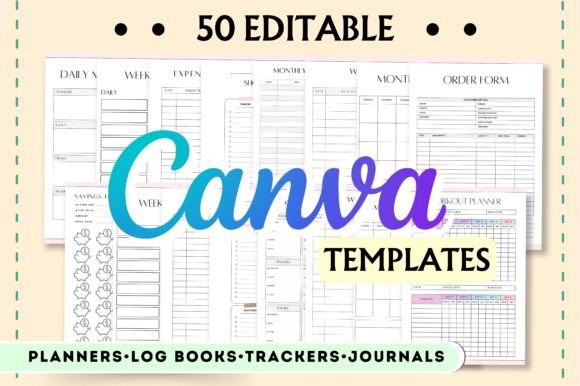 Streamline Your Creative Business with 50 Canva Templates