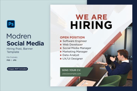 Streamline Your Recruitment with the We Are Hiring Social Media Post 84